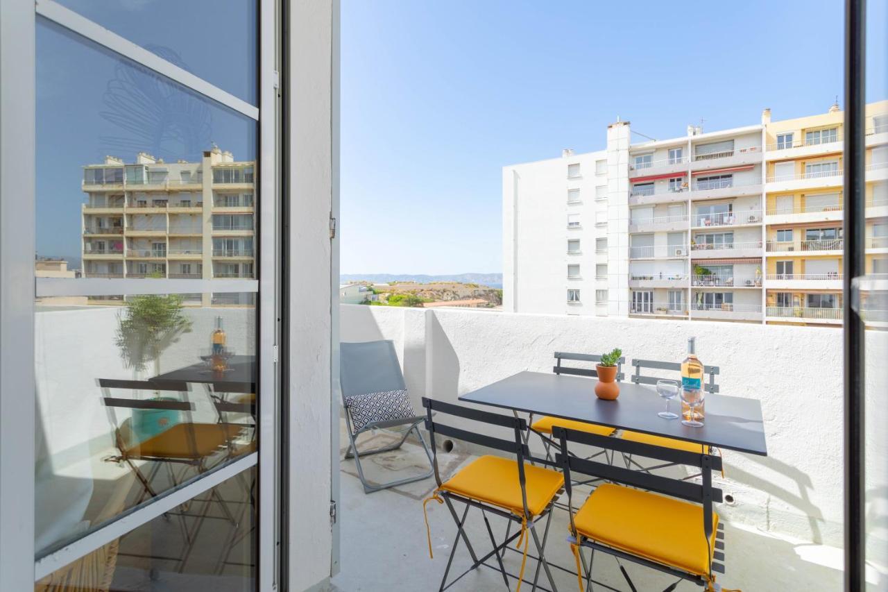 Maisonmars - Catalans Sur Mer - Appartement 1 Chambre - 4 Pers - Terrasse Vue Mer Clim Марсилия Екстериор снимка
