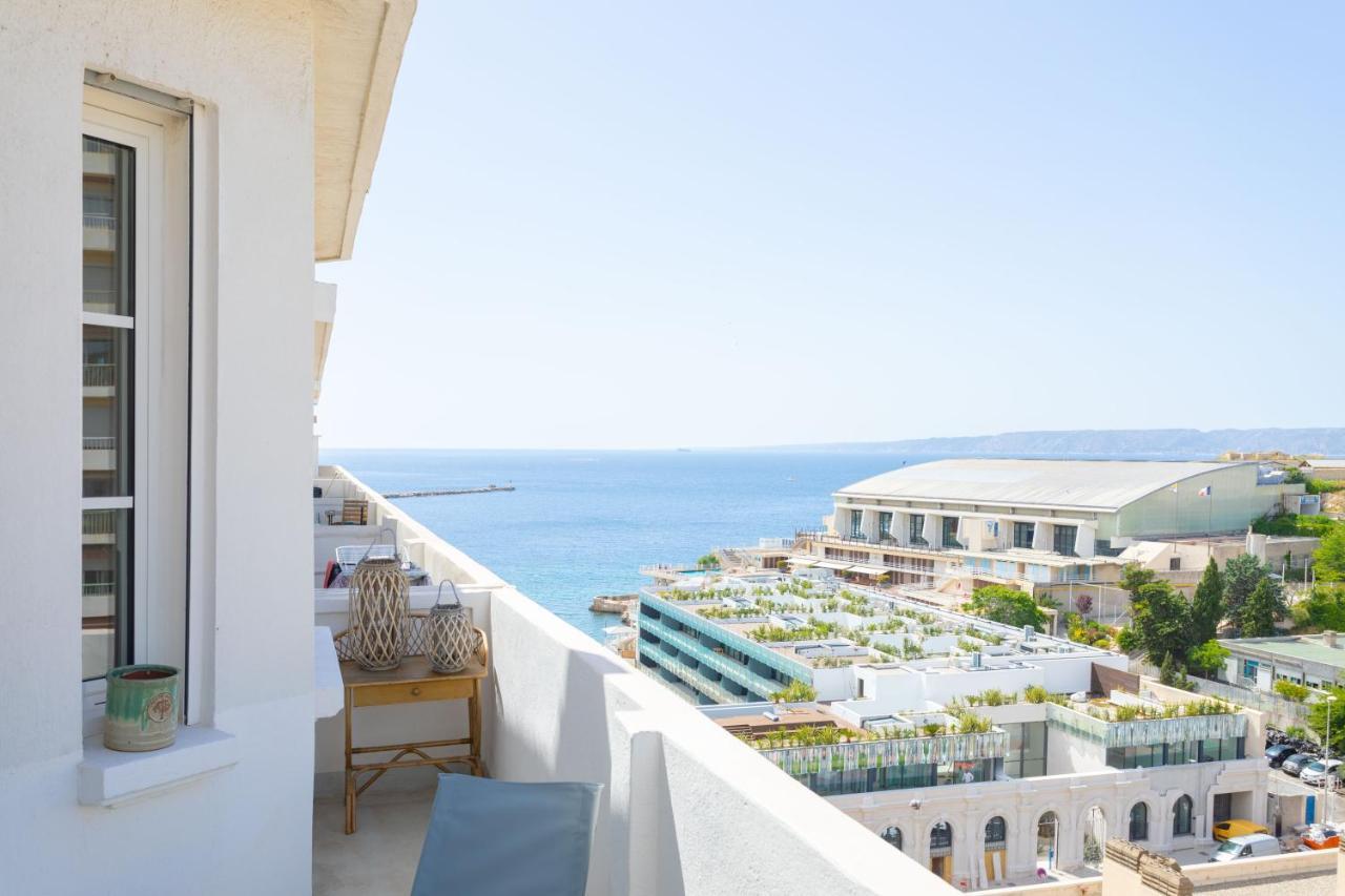 Maisonmars - Catalans Sur Mer - Appartement 1 Chambre - 4 Pers - Terrasse Vue Mer Clim Марсилия Екстериор снимка